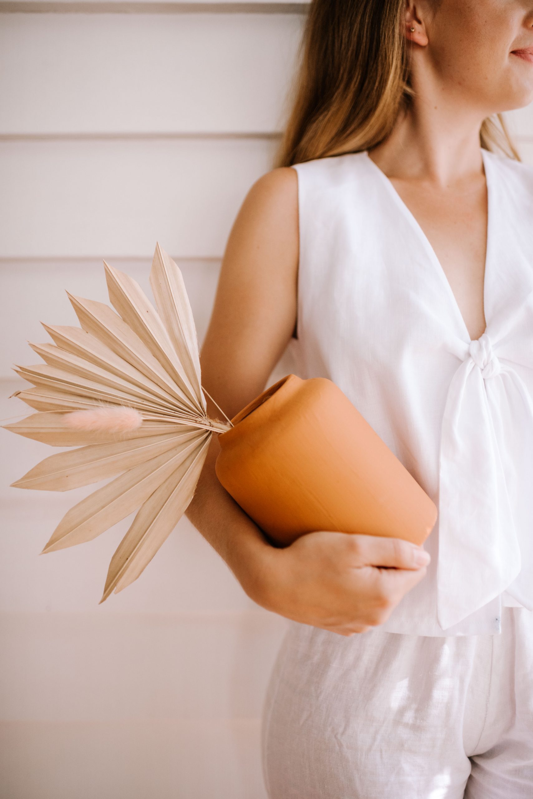 Make This Tie Front Linen Top!