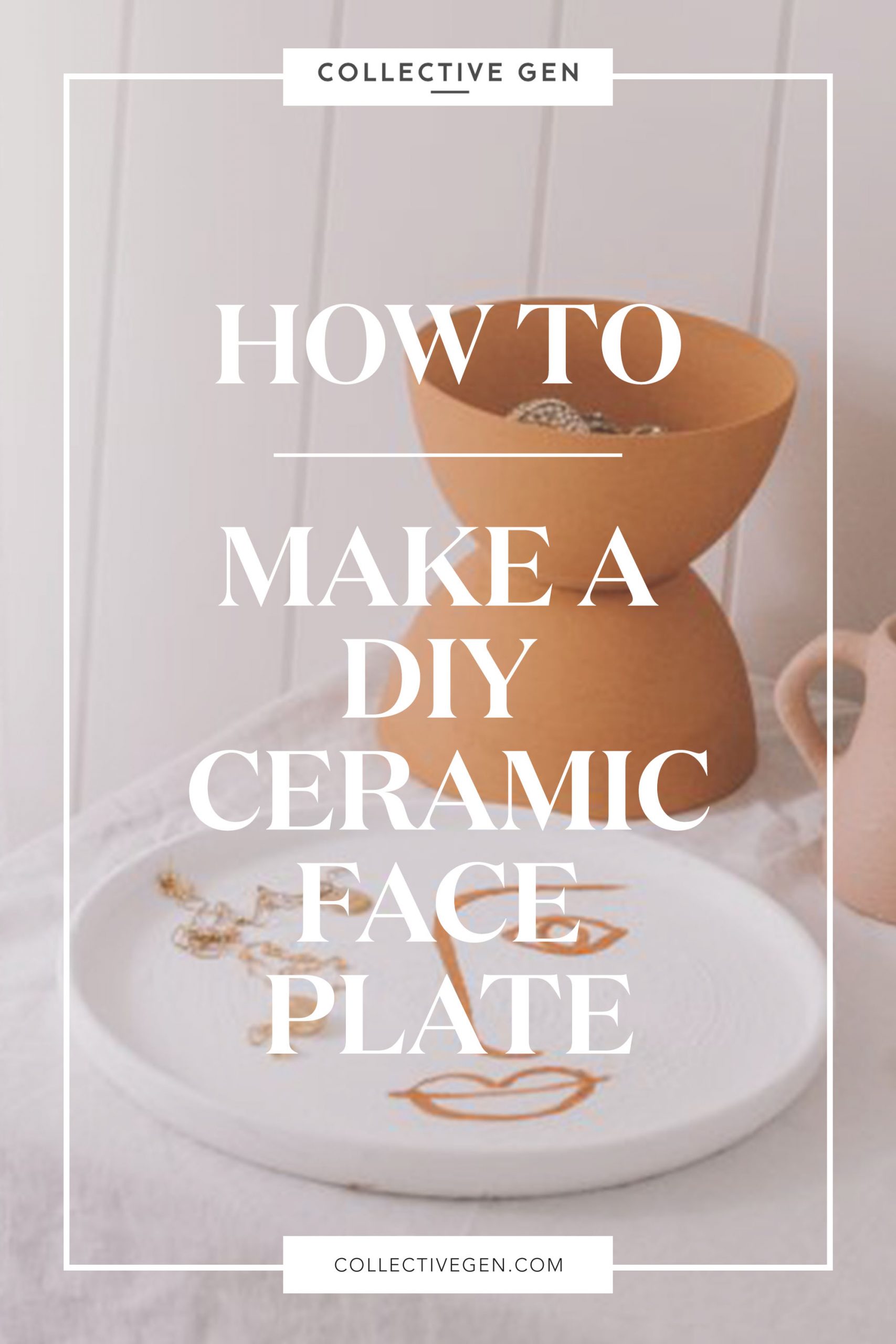 Make This Ceramic Face Plate