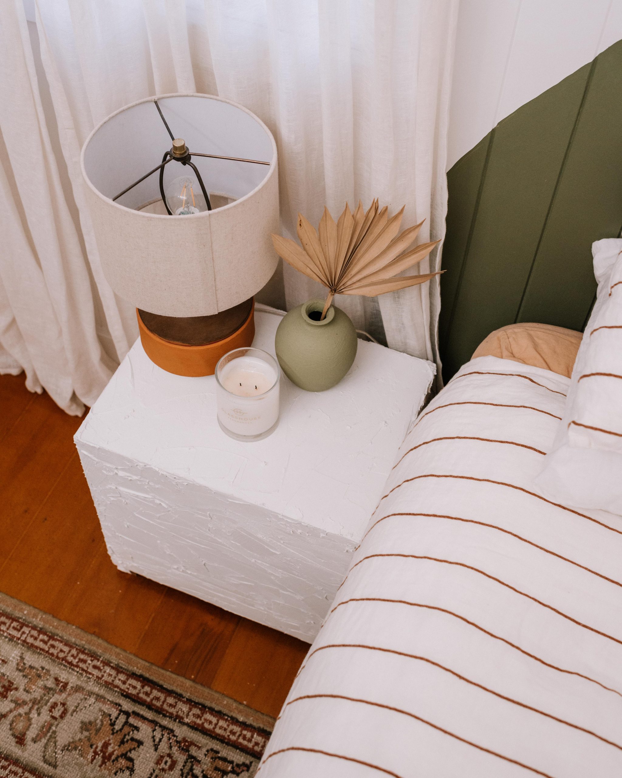 Make These Upcycled Plaster Side Tables