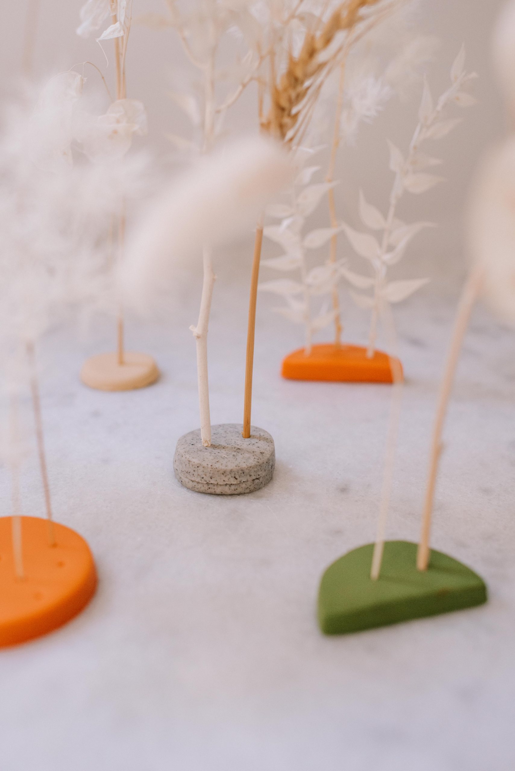 Making Clay Standing Vases For Dried Flowers