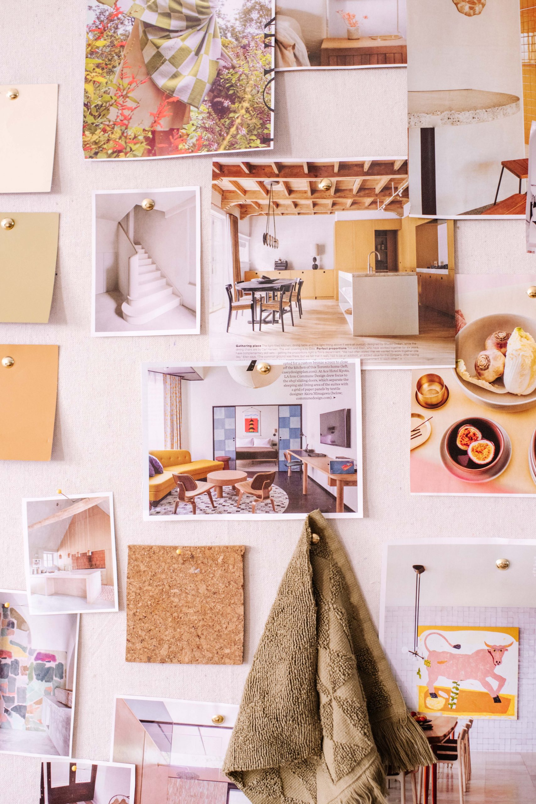 How to Make a Giant Inspiration Pin Board