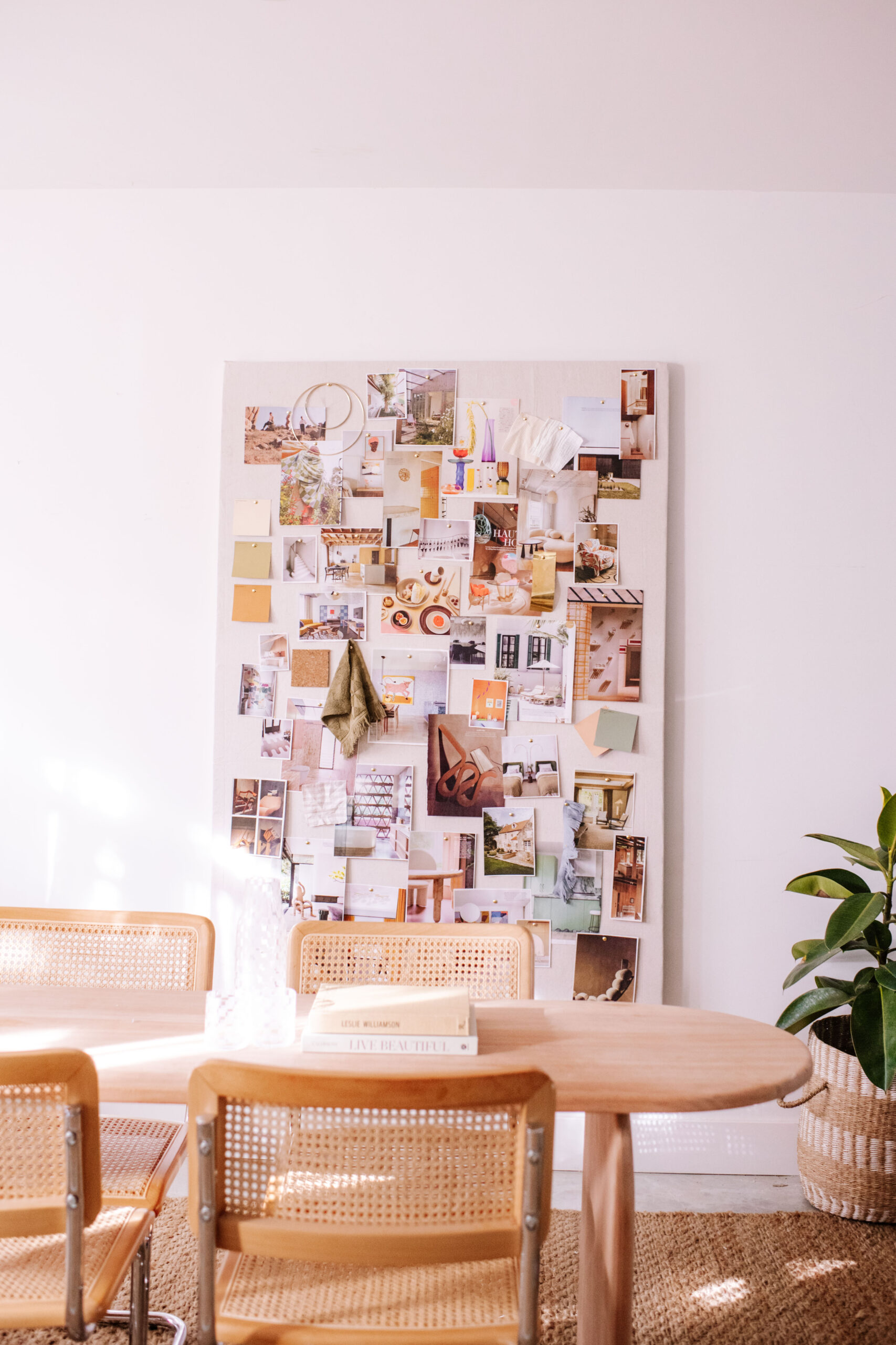 How to Make a Giant Inspiration Pin Board
