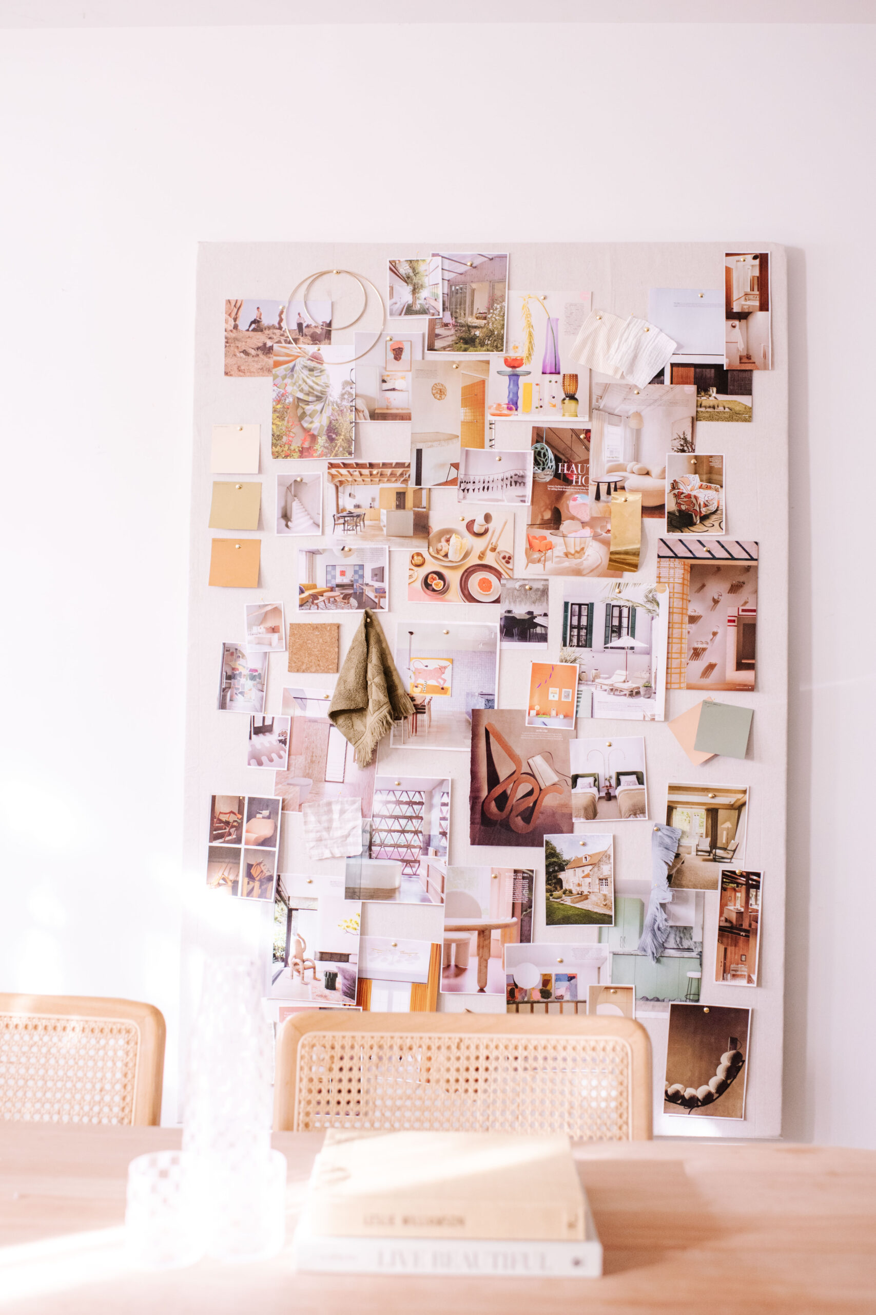 How to Make a Giant Inspiration Pin Board