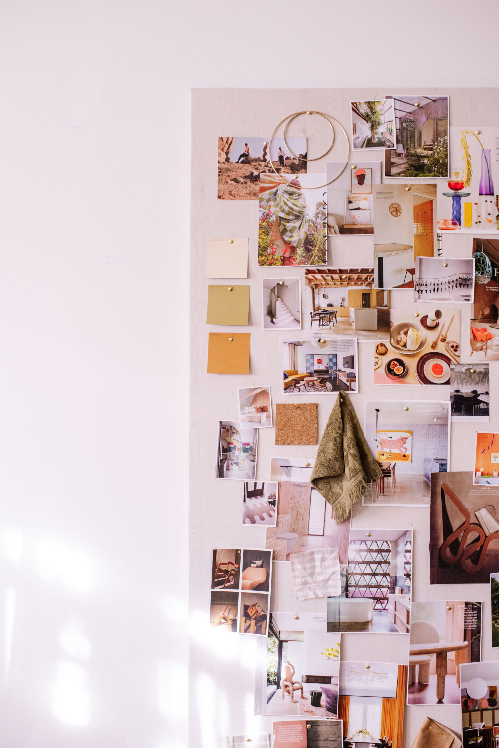 How to Make a Giant Inspiration Pin Board